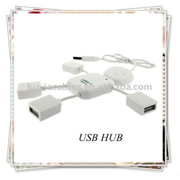 4 puertos USB Hub Cable Splitter Hub adaptador, con forma de hombre